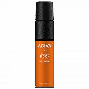 ספריי מקשה לשיער 400 מ"ל Agiva Hair Styling Spray Mega Strong Orange - Rock ספריי מקשה לשיער 400 מ"ל Agiva Hair Styling Spray Mega Strong Orange - Rock