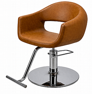 כיסא למסתפר BarberPRO Cognac BP1039 כיסא למסתפר BarberPRO Cognac BP1039