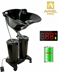 כיור חפיפה נייד עם משאבה חשמלית BarberPRO BP3642 כיור חפיפה נייד עם משאבה חשמלית BarberPRO BP3642