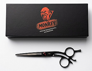מספריים מקצועיות 6 אינץ' Monkey Professional Scissor TB60 צבע שחור מספריים מקצועיות 6 אינץ' Monkey Professional Scissor TB60 צבע שחור