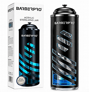 מיכל חיטוי מעוצב 1094 מ"ל מבית BarberPRO דגם SQ019 מיכל חיטוי מעוצב 1094 מ"ל מבית BarberPRO דגם SQ019