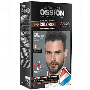 צבע לשיער לגבר ב-10 דקות Morfose Ossion Hair Color Gel 200 ml - שחור טבעי צבע לשיער לגבר ב-10 דקות Morfose Ossion Hair Color Gel 200 ml - שחור טבעי