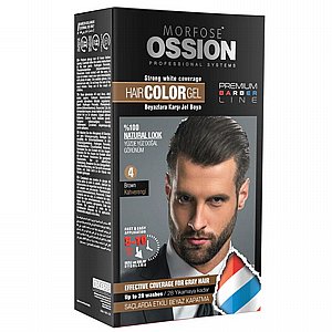 צבע לשיער לגבר ב-10 דקות Morfose Ossion Hair Color Gel 200 ml - חום צבע לשיער לגבר ב-10 דקות Morfose Ossion Hair Color Gel 200 ml - חום