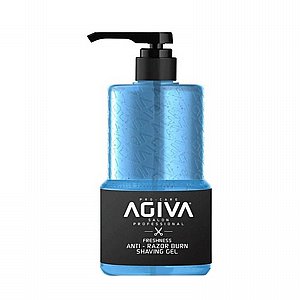ג'ל גילוח 500 מ"ל אגיבה Agiva Shaving Gel Razor Bum Comfort ג'ל גילוח 500 מ"ל אגיבה Agiva Shaving Gel Razor Bum Comfort