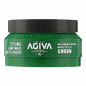 ווקס לשיער Agiva Hair Wax 03 GREEN Hair Wax Matte Paste 155mL אגיבה ווקס לשיער Agiva Hair Wax 03 GREEN Hair Wax Matte Paste 155mL אגיבה