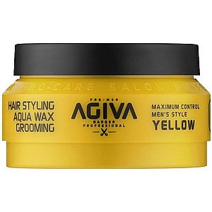 ווקס לשיער Agiva Hair Wax 04 YELLOW Aqua Wax Grooming 155mL אגיבה ווקס לשיער Agiva Hair Wax 04 YELLOW Aqua Wax Grooming 155mL אגיבה