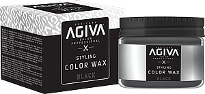 ווקס צובע זמני בצבע שחור Agiva Hair Styling Color Wax Black 120ml ווקס צובע זמני בצבע שחור Agiva Hair Styling Color Wax Black 120ml