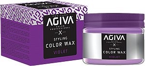 ווקס צובע זמני בצבע סגול Agiva Hair Styling Color Wax Purple 120ml ווקס צובע זמני בצבע סגול Agiva Hair Styling Color Wax Purple 120ml