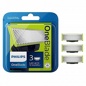 3 סכינים למכונת גילוח וואן בלייד Philips QP230 3 סכינים למכונת גילוח וואן בלייד Philips QP230