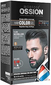 צבע לשיער לגבר ב10 דקות Morfose Ossion Hair Color Gel 200 ml צבע לשיער לגבר ב10 דקות Morfose Ossion Hair Color Gel 200 ml