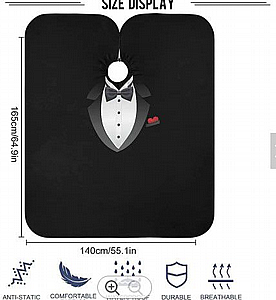 חלוק מעוצב "חתן" BarberPRO BP4661 חלוק מעוצב "חתן" BarberPRO BP4661