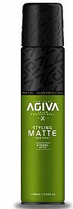 ספריי מקשיח לשיער 400 מ"ל Agiva STYLING MATTE HAIR SPRAY - GREEN ספריי מקשיח לשיער 400 מ"ל Agiva STYLING MATTE HAIR SPRAY - GREEN