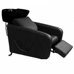 כיור חפיפה עם הדום BarberPRO SU11 - קערה שחורה כיור חפיפה עם הדום BarberPRO SU11 - קערה שחורה