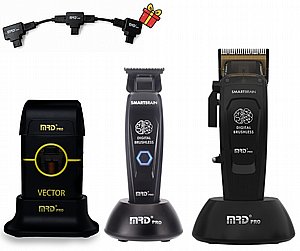 סט מכונות תספורת וגילוח MRD PRO Triple Vector אמ אר די סט מכונות תספורת וגילוח MRD PRO Triple Vector אמ אר די