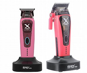 סט מכונות תספורת MRD PRO X-PRO DUO אמ אר די - ורוד סט מכונות תספורת MRD PRO X-PRO DUO אמ אר די - ורוד