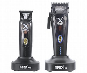 סט מכונות תספורת MRD PRO X-PRO DUO אמ אר די - שחור סט מכונות תספורת MRD PRO X-PRO DUO אמ אר די - שחור