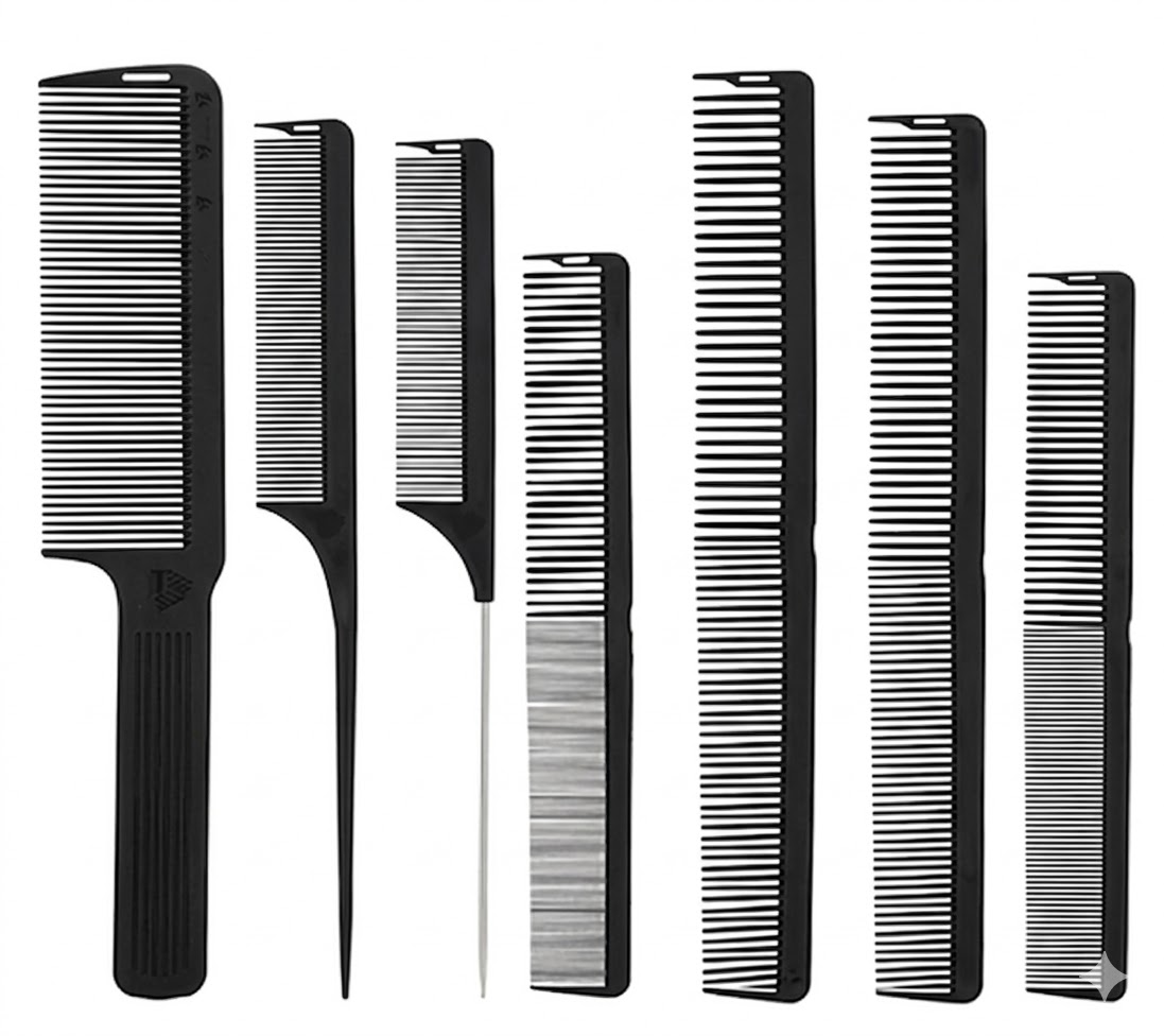 מסרקי תספורת וטקסטורה